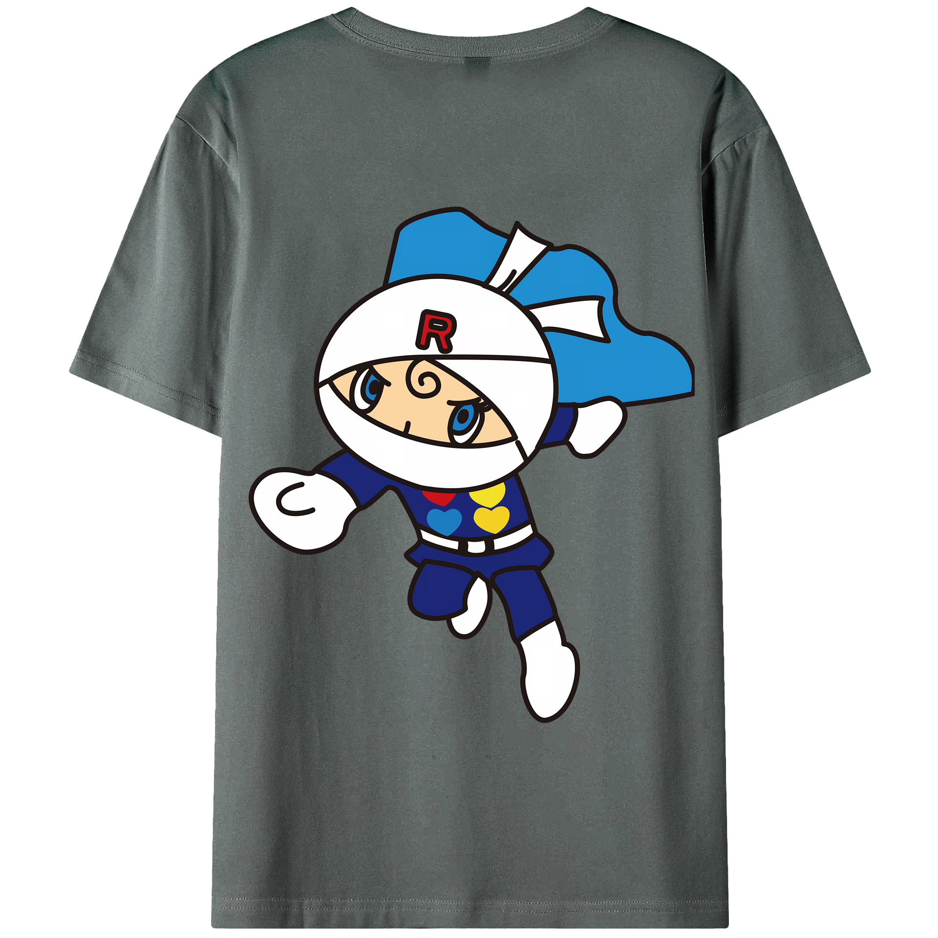 （画像用） アンパンマン Anpanman 綿100％半袖Tシャツ（背面プリント）
